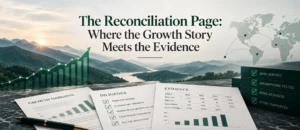 The Reconciliation Page: Where the Growth Story Meets the Evidence