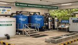 Captive waste water treatment